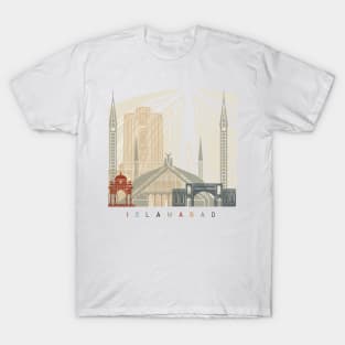 Islamabad skyline poster T-Shirt